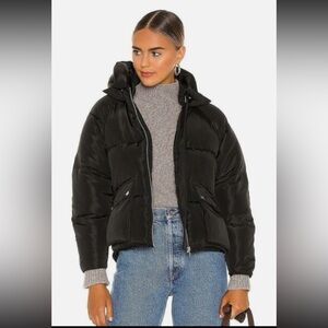 Toast Society Pluto Puffer Jacket In Black